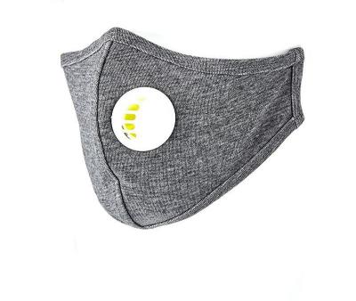 Adult Grey Cotton Washable Copper Ion Mask With Adjustable Ear Loops