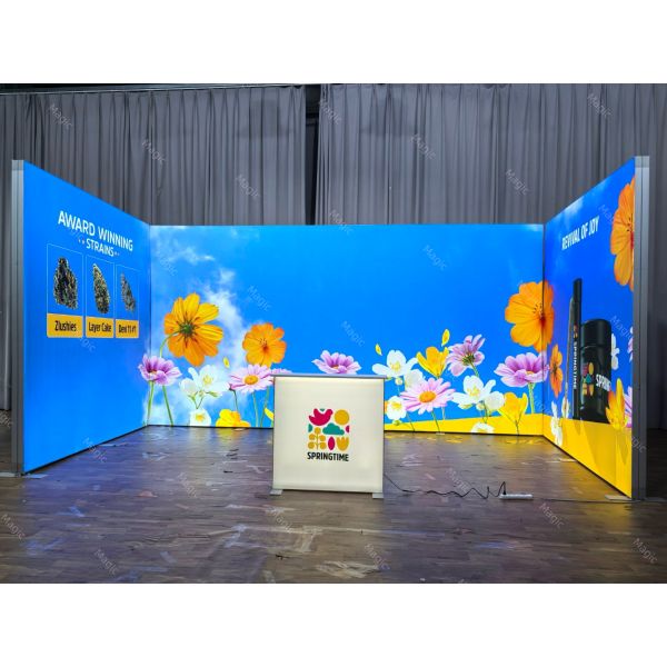 SEG Fabric Lightboxes 10x10ft 10x20ft 20x20ft Light Box Booth