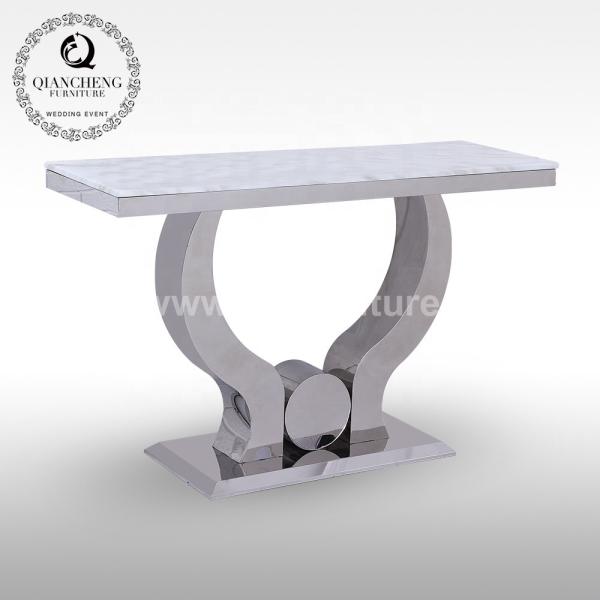 Quadro de aço inoxidável europeu da tabela de console 160cm do estilo da sala de visitas 65kg