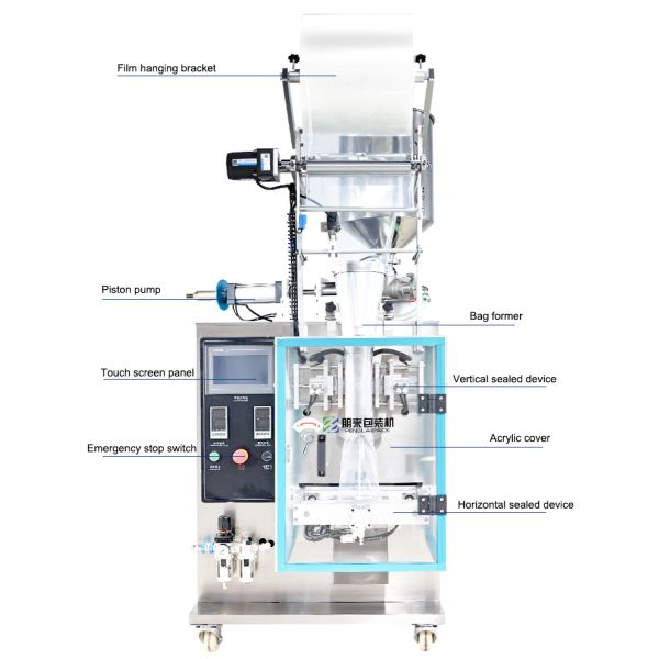 High Quality Automatic Tomato Sauce Honey Making Packaging Machine Liquid Packing Machine