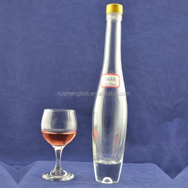 Apple Cider Glass Bottle 100ml 300ml with Decal Surface Handling and Cork Sealing Type