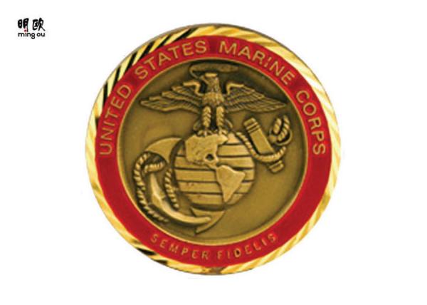 Collectable Us Air Force Challenge Coins , Modern Commemorative Gold Coins