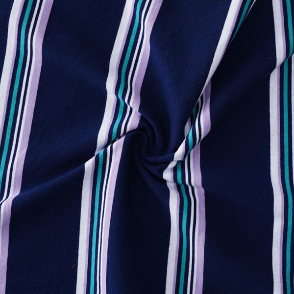 Поглощение влаги и здоровый проветриваемый полосатый трикотажный ткань для футболки