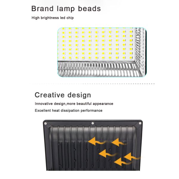 SMD Aluminum Led Outdoor Security Floodlight IP65 10W 20W 30W 200W 400W