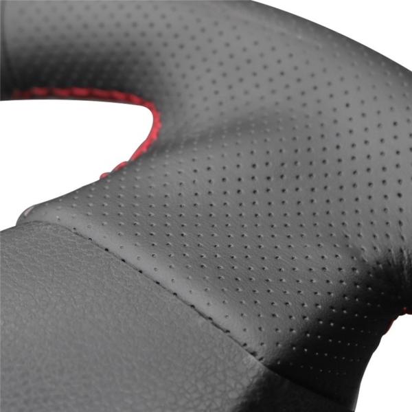 DIY vegan leather steering wheel cover for Holden Colorado Colorado 7 Trailblazer handstitching steering wheel cover