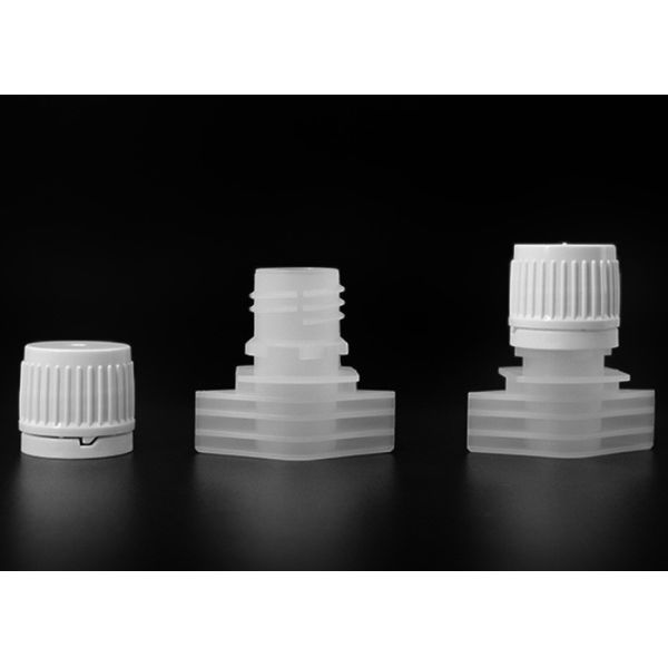 Nozzle 13mm Doypack Plastic Spout Caps For Daily Cosmetic Bags