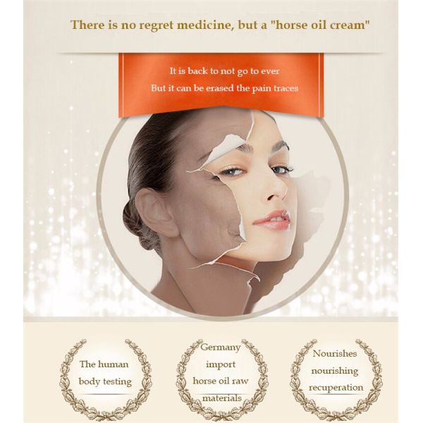 Horse Oil Face Cream Acne Treatment Anti Aging And Anti Wrinkle Lightening Cream