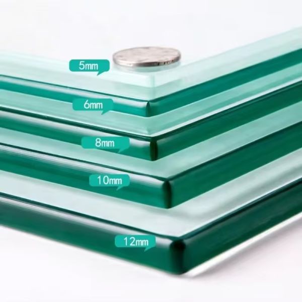 Ultra White 15mm Float Glass Sheet Constant Temperature Noise Reduction For
