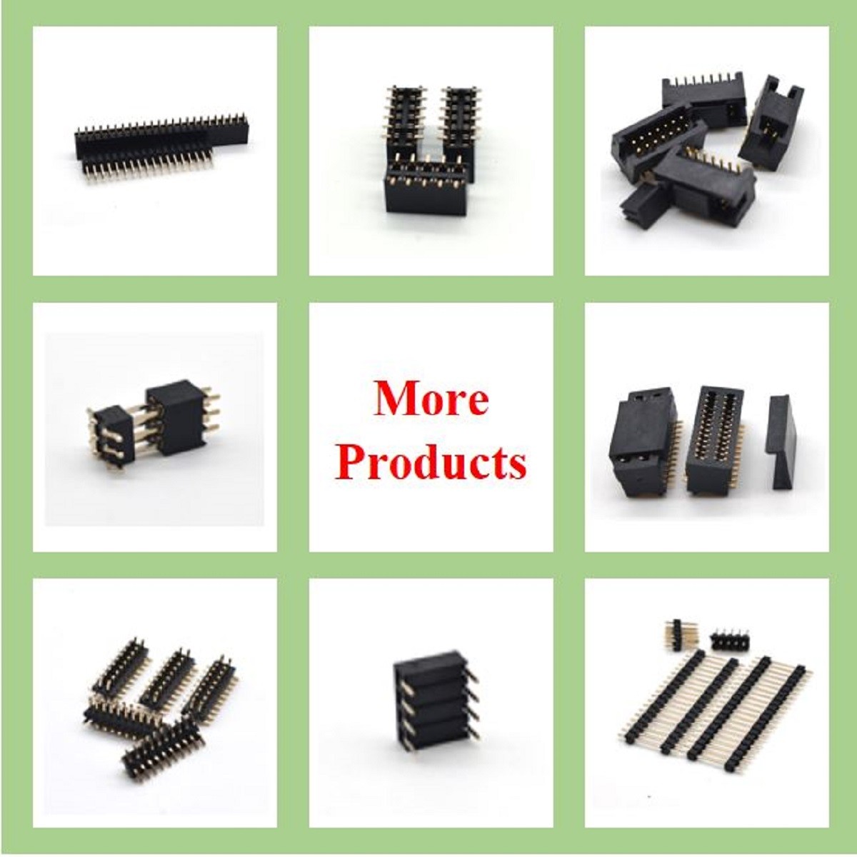 покрытое золотое высоты 3-8.5mm соединителя монтажной платы Pin 2x12 0.8mm женское