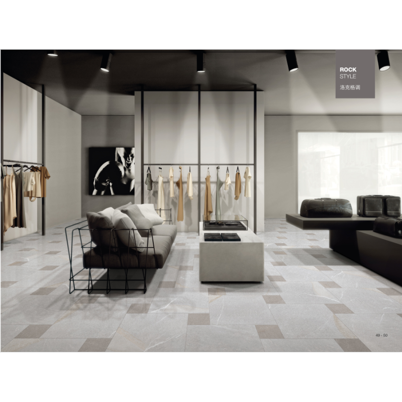 Angelica Marble Look Porcelain Tile With High Chemical Resistant
