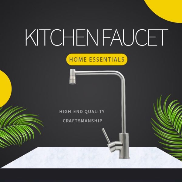 Modern Stainless Steel 360 Degree Rotatable Water Saver Faucet Kitchen Faucets for Sink