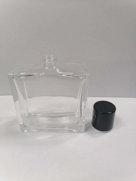 100ml Square Glass Perfume Bottle Personal Care Packaging OEM Screen Printing And Painting