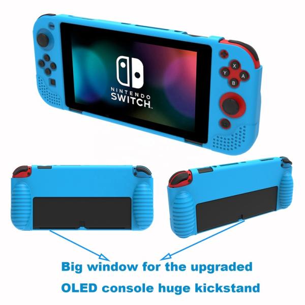 For Nintendo Switch OLED HOXC Nintendo Switch OLED Case, Silicone Cover Device For Nintendo Switch OLED, Full Protect Shell Case For OLED Switch