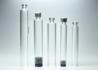 Cartucho de vidro descartável médico vazio transparente de 1,5ml 3ml
