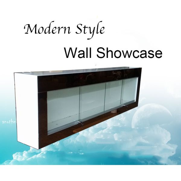 Установленные стеной витрины ювелирного магазина витринного шкафа ювелирных изделий с золотой поверхностью зеркала