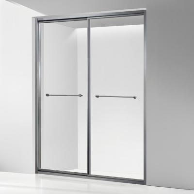 SUS304 Profil d'extrusion minimaliste en acier inoxydable pour porte coulissante double