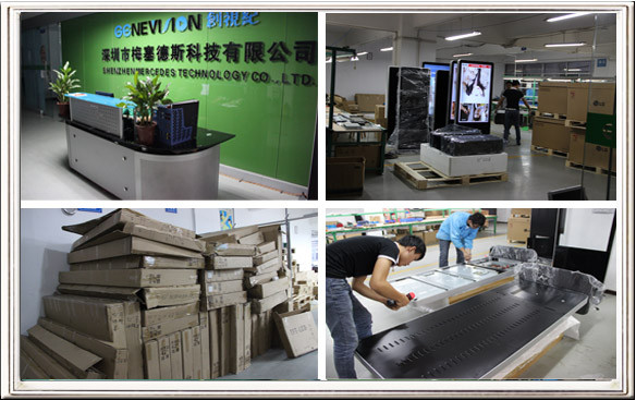 Раковина все Алуминун дисплея ЛКД открытой рамки экрана касания в одном мульти- дисплее средств массовой информации