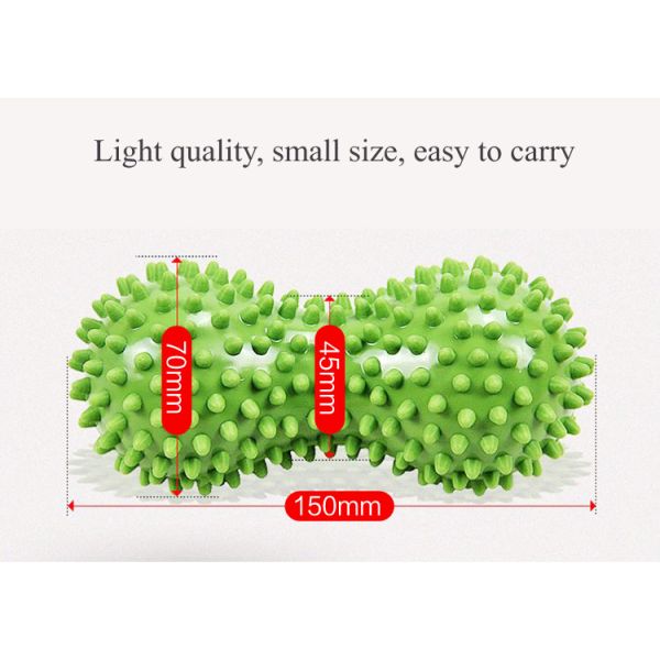 5 Inch Thorn Double Lacrosse Peanut Massage Ball Relieve Fatigue
