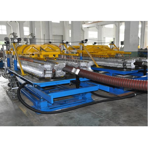 High Effective PE/PP Spiral Pipe Extrusion Line SQ63-250 Spiral Welded Pipe