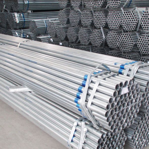 6mm - 76mm Dia Welding Galvanized Steel Pipe Flat End Q195 / Q235 Material