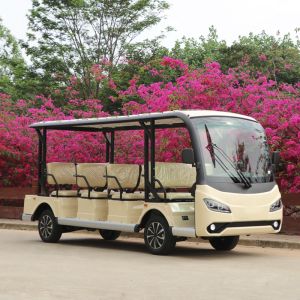 7.5 KW 72V Motor Electric Passenger Bus Battery Operated Disc Brake Technology