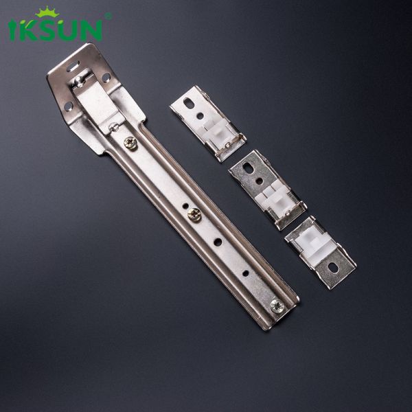 5.8m Gold Triple Aluminium Curtain Track Wall Mount Window Hanging