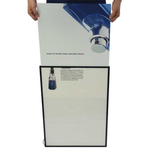 Snap Frame LED Advertising Light Box Super Slim Wall Mount LED Display Panel