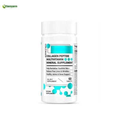 VC VE Collagen Peptides Tablets 60pcs Sodium Hyaluronate Collagen Diet Supplement