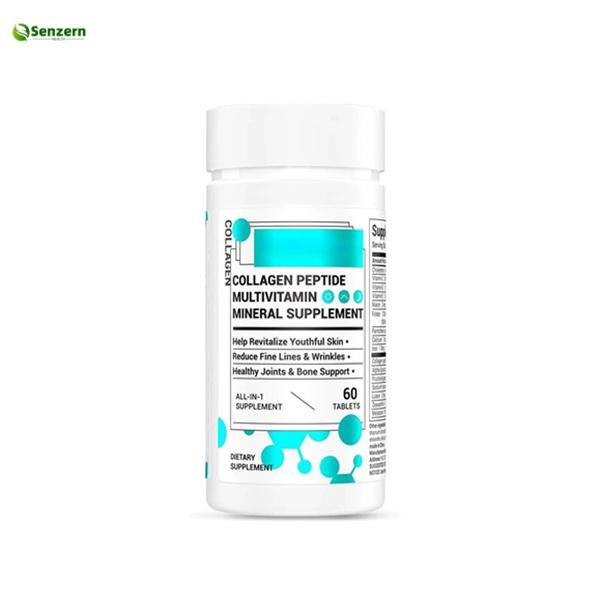 VC VE Collagen Peptides Tablets 60pcs Sodium Hyaluronate Collagen Diet Supplement