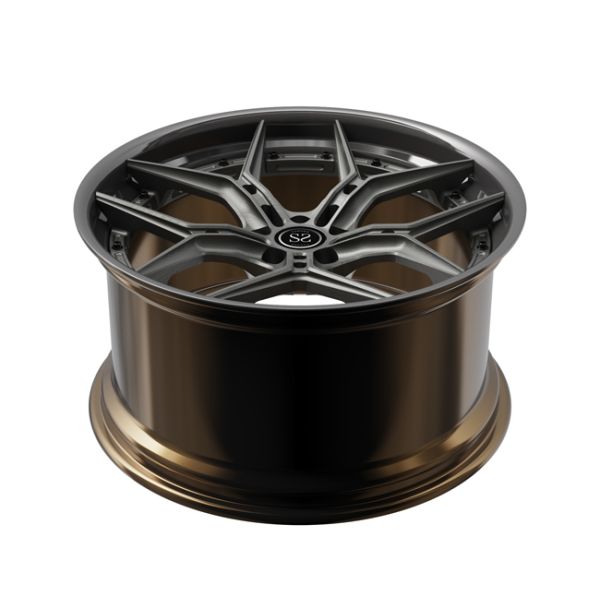 2 части 5X112 выковала металл центра колес почищенный щеткой отполировала бронзовый BMW X6 m снабжает ободком 20 дюймов