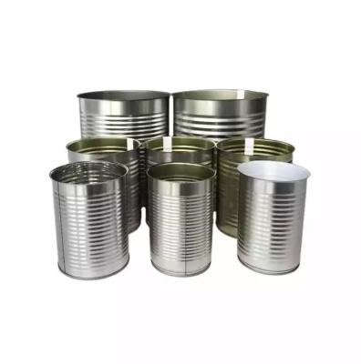 D99mm H60-130mm de forma cilíndrica, latas de lata para vegetais, carnes e frutos do mar