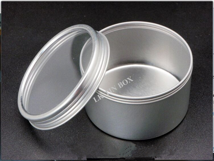 75 Gram Candle Tin Cans Round Tin Can Packaging For Candles Ps Window On The Lid