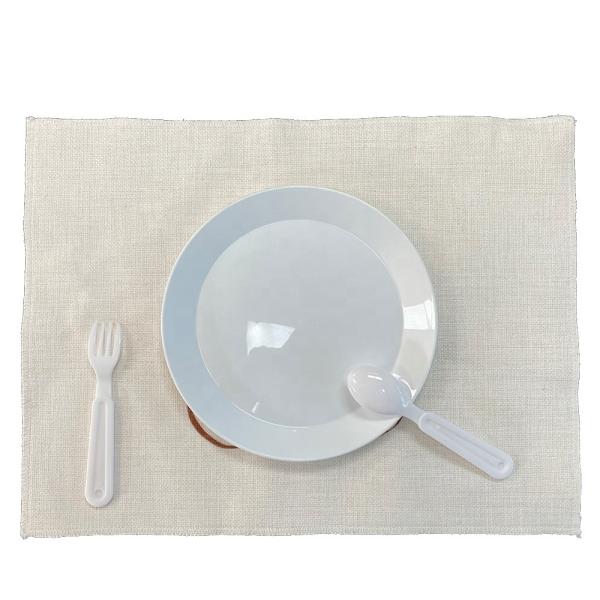 Placemats de sublimación en blanco 30*40cm de doble cara Impresión personalizada de logotipo Linenas de mesa de sublimación