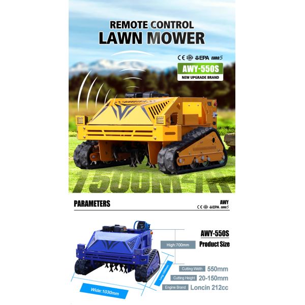 Dependable Flail Mower Built for Long Service Life with Minimal Wear and Tear Making garden mower