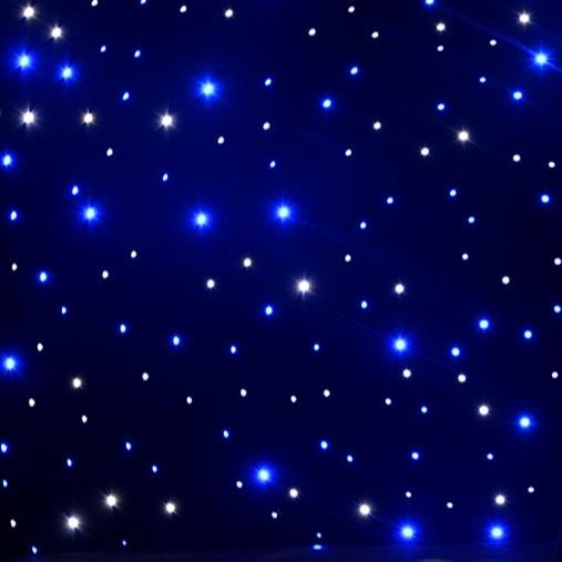 Hot Sale Blue And White LED Cloth LED Star Curtain For Stage Party Decoration Effect Backdrop LED Light