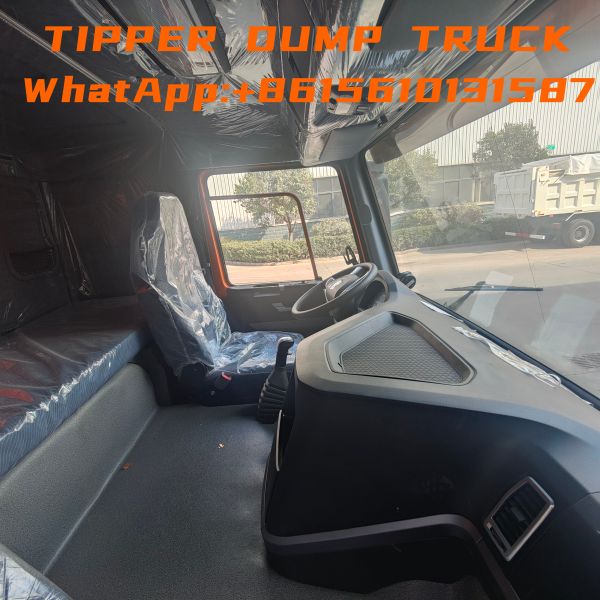 SINOTRUK ORANGE HOWO 371HP 6x4 TIPPER DUMP TRUCK 30T Loading