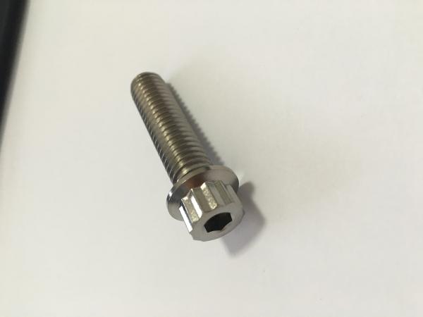 Eccentric Hub Titanium Motorcycle Parts GR5 12 Points Flange Screws For Motorcycle