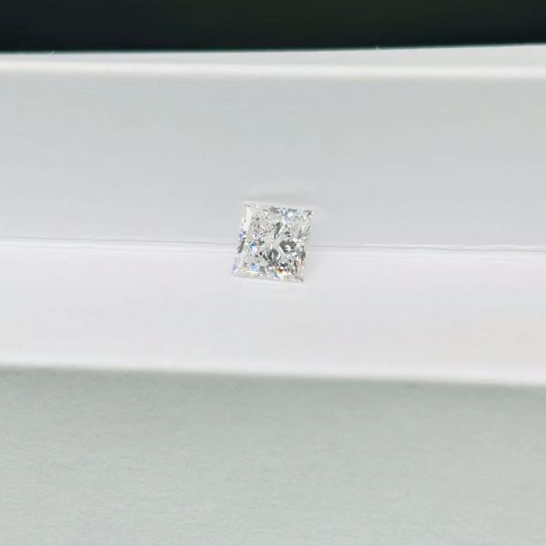 Сертифицированные синтетические бриллианты принцесса резки бриллиант 1-3CT Cvd белые бриллианты ожерелье