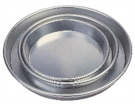 Round Bread Baking Equipment Aluminium Bakeware Pizza Pan Anode / Super Hard Anodic