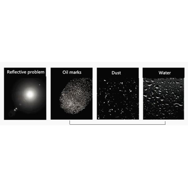 Mid Index 1.56 Single Vision Cr 39 Lenses , Super Hydrophobic Anti Glare Lens