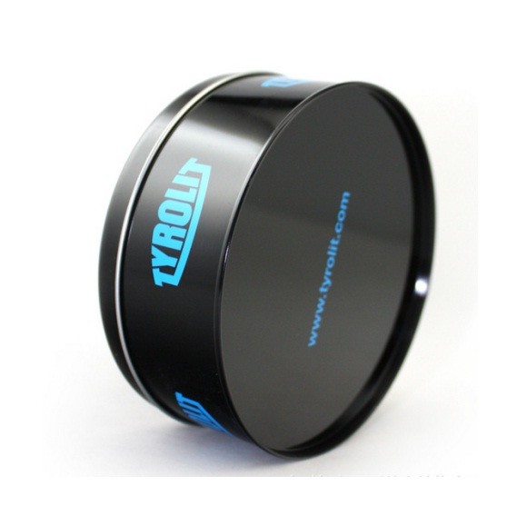 Luxury Customized Colorful Printed Metal Round Tin Box / Can With Lid