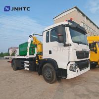 HOWO TX Cran Truck 320HP 4X2 15TON Cargo Montagem de Wrecker Truck Com Cran Direito de Boom Hidráulico
