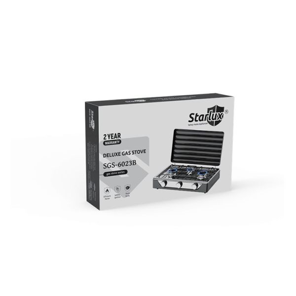 Europe Type Stainless Steel 3 Burner Outdoor Stove Manufacturer Portable With Cover