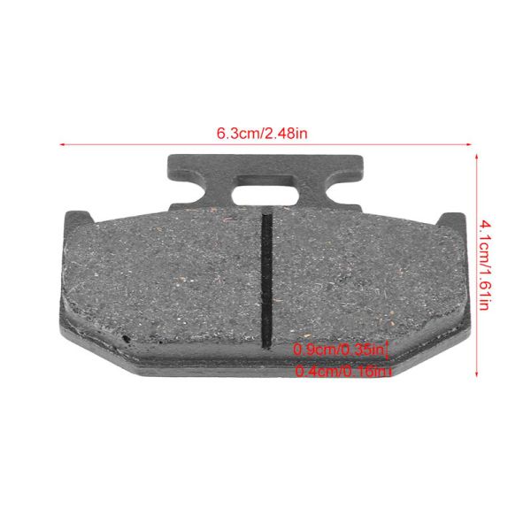 Yamaha DT125 Less Metallic Motorcycle Brake Pads Non Asbestos Good Hardness