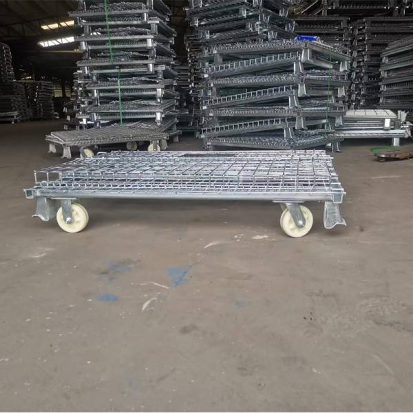 High-Strength Steel Storage Cage with Modular Design and Small Access Door for Efficient Warehouse Use