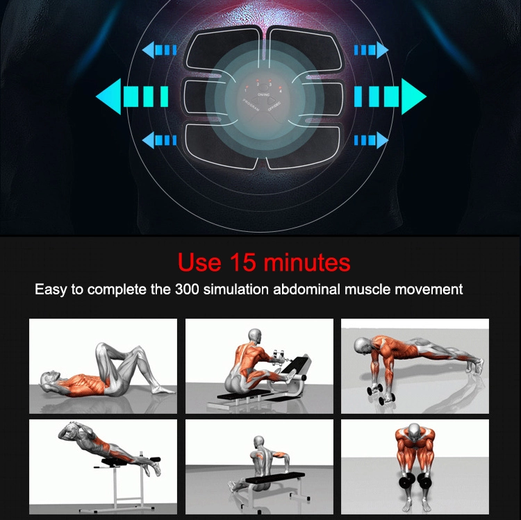 Массажа тренера EMS пояса стимулированием стимулятора мышцы ABS стимулятора мышцы Eletric целлюлит m электрического подбрюшного анти-