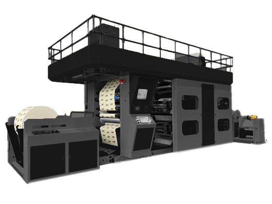 High Speed 11Kw 6 Color Flexo Printing Machine Paper Cup Flexo Printing Equipment