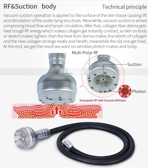 Вакуумная кавитационная машина 40k Rf Лифтинг лица Кавитационная машина для затягивания кожи