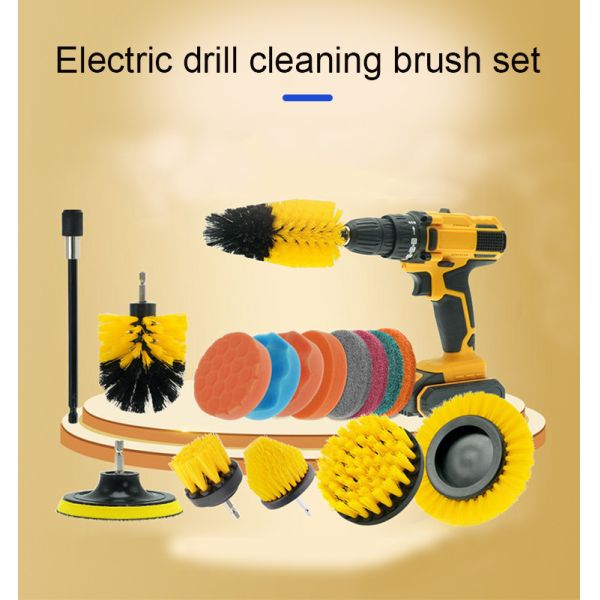 9 шт. Уборщик колес для автомобилей Сверло с силовой очисткой