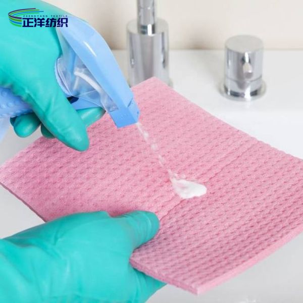Absorbent Cellulose Disposable Cleaning Cloth 17X19CM Kitchen Dish Cleaning Sponge Cloth